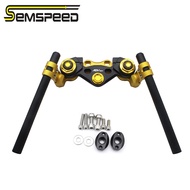 รถมอเตอร์ไซด์ SEMSPEED รถจักรยานยนต์คลิปติดแฮนด์บนยึดจับกับแกนสำหรับ ADV150 150 SYM Husky 2024-2025