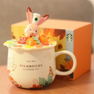 Store Official Autumn Leaf Cute Fox Shape Bronze Piece Maple Leacorn Emed Cartoon Coffee Cup Tumb