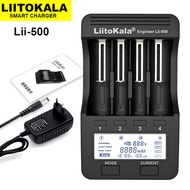 Liitokala Lii-402 Lii-500 Lii-202อเนกประสงค์ขนาด3.7โวลต์1.2โวลต์18650 21700 17355 18350 14500 AA AAA เครื่องชาร์จแบตเตอรี่
