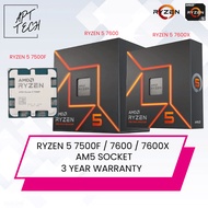#APTTECH #AMD RYZEN 5 7500F 7600X / AMD RYZEN 7 7800X3D AM5 PROCESSOR / 3Y WARRANTY