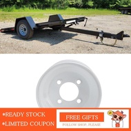 nearbeauty KIMISS High Strength 8x3.75 4.80 8 Trailer Wheel Rim 4 Holes Steel Hub Hauler Constructio