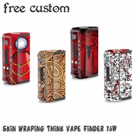 Garskin vapor Think Vape Finder DNA 75 Box Mod MOTIF 1 ( FREE CUSTOM )