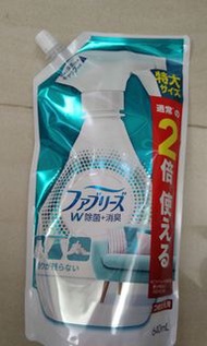 全新 現貨 日本 風倍清 織物除菌消臭噴霧 高效除菌 補充包 640ml 大包 2023.6 製造 18個月效期