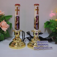 Small Catholic Electric Candle (NCDS-0010)
