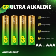 Bateri GP Ultra Alkaline AA & AAA | GP Ultra Alkaline Battery [2Pcs] - Long Lasting & Leak Resistant