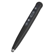 【Top-rated】 Presentation Clicker Rechargeable Wireless Presenter Remote With Pointer Stylus Pen For Touch Screen