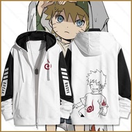 YT2 NARUTO Uzumaki Naruto anime zipper Hoodie coat jacket Unisex Top YT2