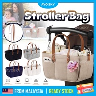AVOSKY Stroller Bag Maternity Diaper Baby Travel Bag Mummy Bag Hanging Nappy Diaper Beg Organizer Po