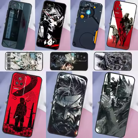Game Metal Gear Solid Case For Xiaomi 13 12 Lite 11T 12T Pro 12X POCO X3 X5 F5 Pro F4 X4 GT M5s C40 