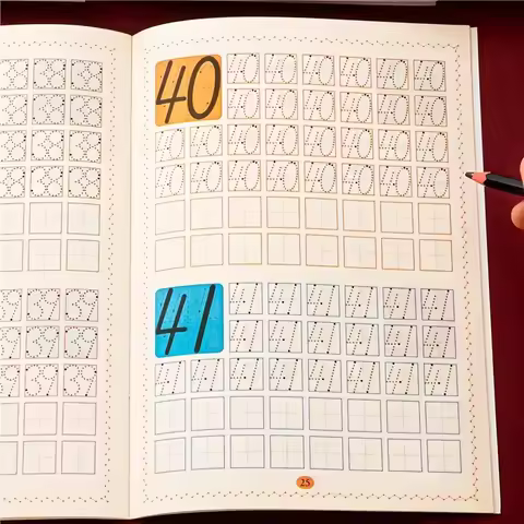 A Workbook for Tracing Numbers from 0-100: Handwriting Textbook Learning Math Book Writing For Kids