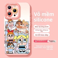 YOUSIDUN | Ốp lưng silicon dễ thương cho iPhone 16 Pro Max 15 mẫu thiết kế dễ thương cho nữ ốp lưng