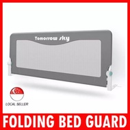Grey Colour Folding Bed Rail Baby/ Elderly Bed Rail Fence Bumper 1.2m /1.5m /1.8m [ By Kim Hyeon ]