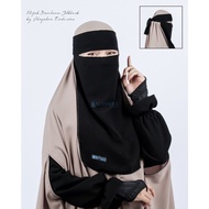 MURAH Alsyahra Exclusive Niqab Bandana Jetblack