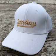 White Sunday imported baseball cap