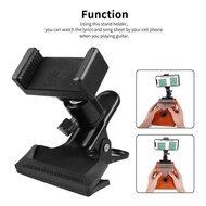 360 Degree Rotating Guitar Mobile Phone Holder Live Teaching Video Kalimba Thumb Guitar Mobile D6c6