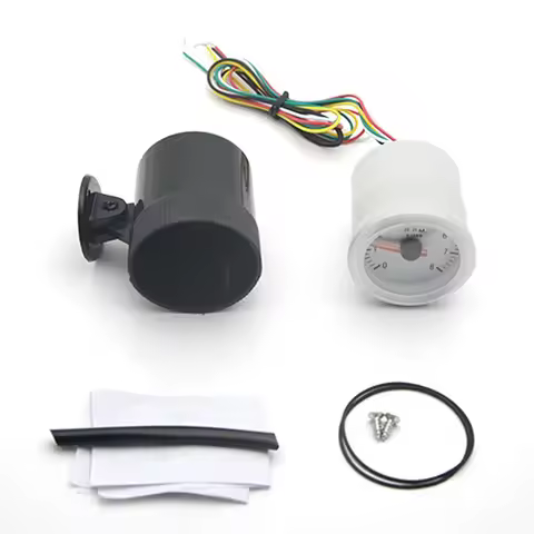 Car Motorcycle Accessories Tachometer Gauge Tacho Pointer Auto Parts Blue Backlight 12V 4 6 8 Cylind
