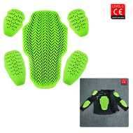 CE Level 2 Motorcycle Jacket Pants Armor Insert Premium ESA Soft Slow Rebound Breathable Back Should