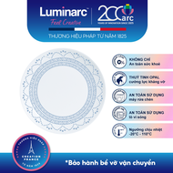 Bộ 6 Đĩa Thủy Tinh Luminarc Diwali Geomatric Blue 25cm - LUGEV6540