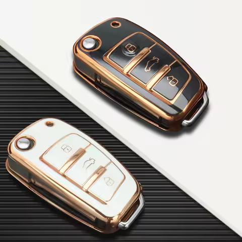 Tpu Car Key Case Cover for Audi A1 A3 A4 A5 A6 A6L A7 Q2 Q3 Q7 TTS R8 S6 B6 B7 B8 8P 8V 8L TT RS RS3