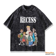 Recees Kaos Anime 90s Receees Toon Oversize Washed Tee