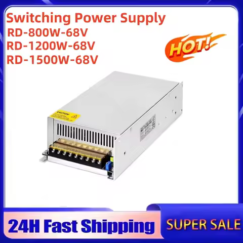 RD Switching Power Supply 68V 1200W SMPS CNC Adjustable Voltage For RD6018 RD6018W RD6012 RD6012W RD