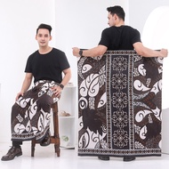 sarung batik santri estetik wayang hitam putih polos dewasa bahan katun halus termurah langsung prod