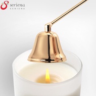 [Seriena.my] Stainless Steel Candle Snuffer with Long Handle Wick Snuffer for Candle Lovers