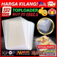5/10/25/50/100pcs Toploader 35PT Thickness Clear Card Toploader Toploader Pokemon Yugioh Digimon KPO