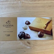 Godiva voucher $50