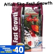 ◎ Atlas 5kg Fast Growth Koi Floating Fish Food ( XL Size )