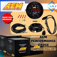 AEM Performance Gauge X-Series Wideband UEGO Air Fuel Ratio Gauge Fuel Pump