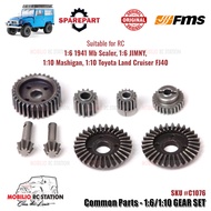 FMS Part C1076 Common Parts - 1:6/1:10 Gear Set RC Mashigan Land Cruiser FJ40 Crawler