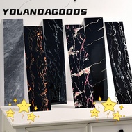 YOLA Skirting Line, Living Room Marble Grain Floor Tile Sticker, Home Decor PVC Waterproof Windowsill Waist Line