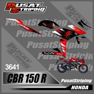 3641 Honda Cbr 150r Motorcycle Striping Sticker Hayabusa Variation Striping Sticker, CBR 150 r facel