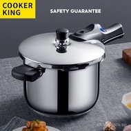 [In stock]COOKER KING《6 Protections Germany Quality Standard》304 Stainless Steel Pressure Cooker Suit For Gas,Induction,4L/6L/8L