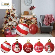 CAUSI Inflatable Ball, 60cm PVC Gardens Balloon, Giant Giant without Light With Handle Christmas Bal