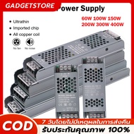 12V 24V For LED Strip AC176-264V Ultra Thin Transformers Light 400W Driver Power Adapter