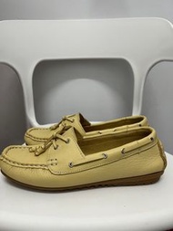 （富發牌）黃色 帆船鞋 懶人鞋 休閒鞋