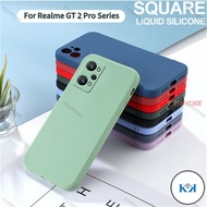 KK Square Liquid Casing For Realme GT2 Pro Silicone Phone Case For Realme GT2 GT Neo 2 Pro GT2Pro 5G