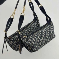 DIOR DIOR New Style Small Size D-Journey Handbag Ladies Presbyopic Bag Shoulder Bag Underarm Bag Han
