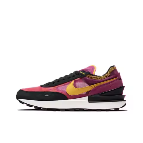 Nike Waffle One Active Fuchsia Mesh, Textile Mules Cushioning Slip Resistant Abrasion Resistant Brea