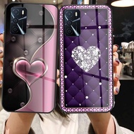 (LIMITED Stock) W525 GLASS SOFTCASE OPPO A16 A16K A16E RENO 6 4G RENO 6 5G RENO 5 RENO 4 RENO 5F REN