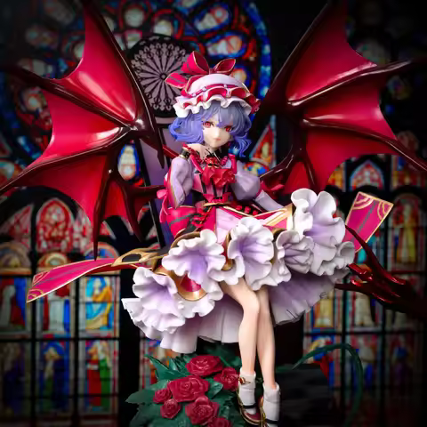 Touhou Project Remilia Scarlet Devil Lady Figurine Scarlet Devil Mansion Anime Girl Model Pc Case Or