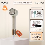 [Pearl WHITE] YOOLE High Speed Negative ION Hair Dryer | 8 salon-standard drying modes | 200 million