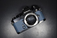 【經典古物】經典相機 特殊色 迷霧藍 NIKON FE (1978年) 單反 手動對焦 底片單眼相機 fm fm2 f3