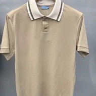 Genuine LANVIN BLANC South Korea Golf Clothing Mens 24 Summer New Lapel Casual Sports Joker Simple S