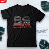 Toyota 86 GT86 GT 86 RED JDM DISTRO CLOTHING TSHIRT