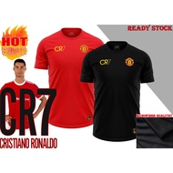 READT STOCK | TSHIRT RONALDO CR7 Manchester Utd T-Shirt Training | Baju Jersey CR7 MURAH2 | TSHIRT M