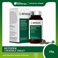 [Wellings] KETOZEN Chewable Tablet | Raspberry Ketone + Digezyme + Lemon Powder, Boost Fat Metabolis