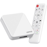 Android 14.0 TV Box 2025, LEFFOT H313 4K Ultra HD Streaming Device untuk TV dengan BT 5.4, 2GB RAM +
